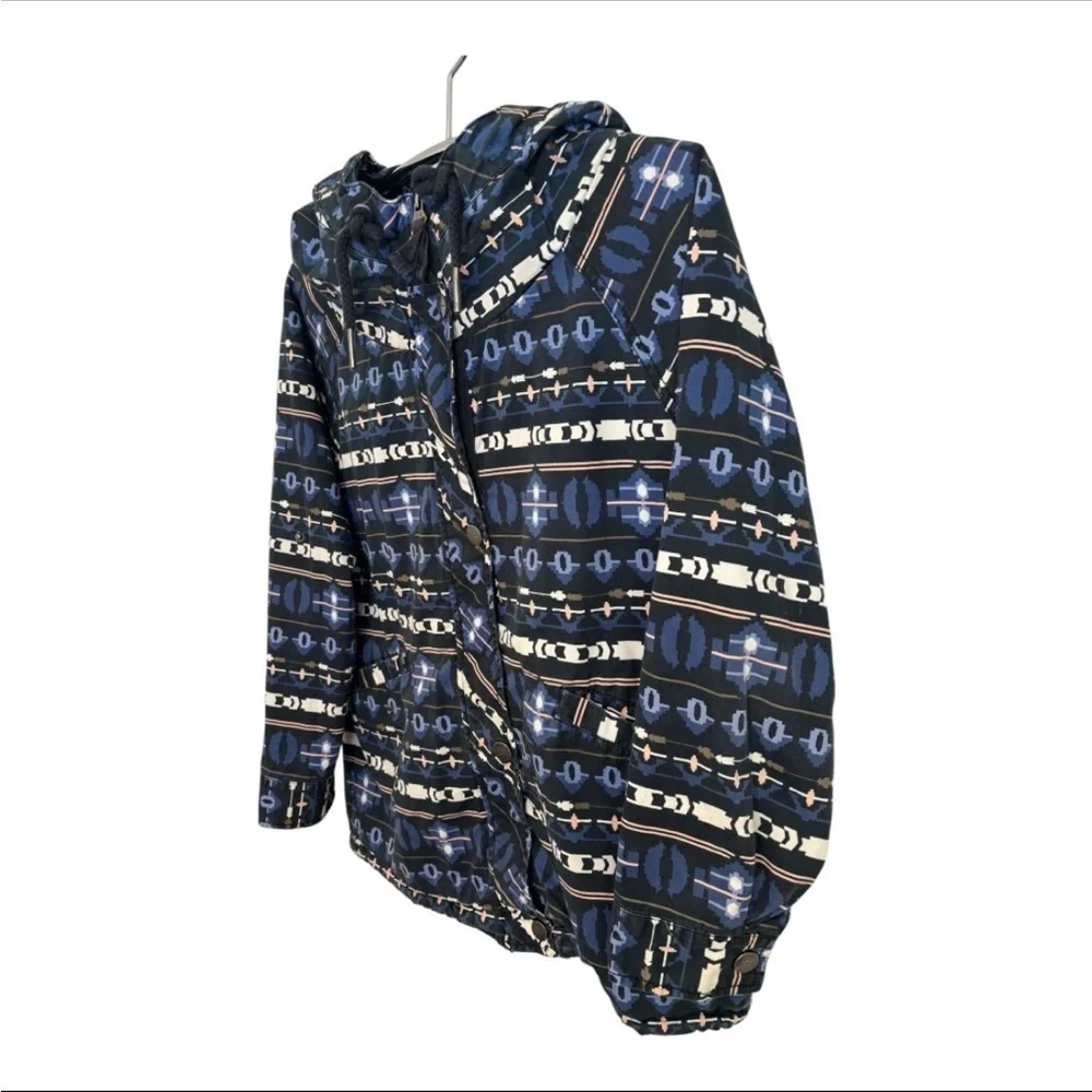ES Aztec Pattern Kids Hooded Jacket